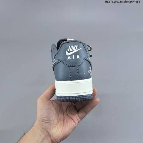 Nike Air Force 1 07 LV8 Slate Grey Light Grey White EU 36-45 Sneaker - Unisex (BS-61978)