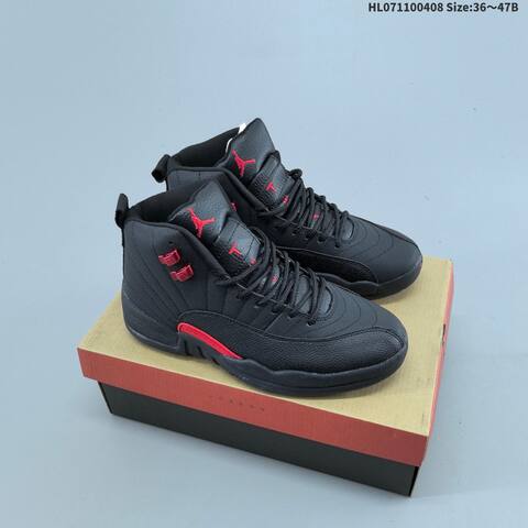 Air Jordan 12 Retro Bloodline Replica AIR JORDAN 12 Aj12 Lifestyle (BS-66289)