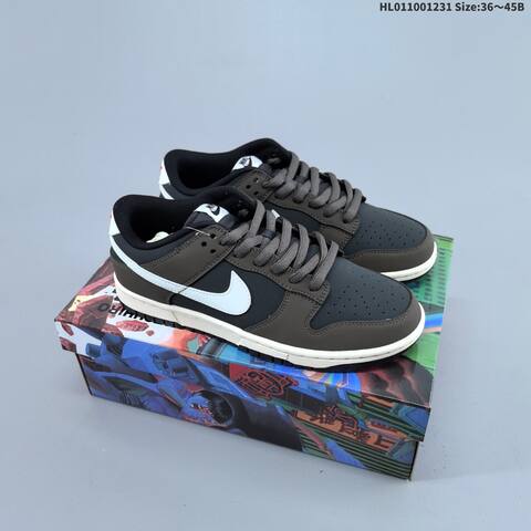 Nike Dunk SB Low Grey Black Yellow Blue EU 36-45 Skate Shoe - Unisex (BS-62298)
