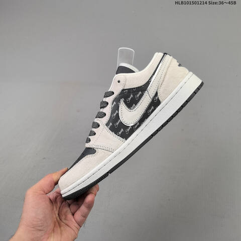 Nike Air Jordan 1 Low Supreme Lifestyle (BS-67436)