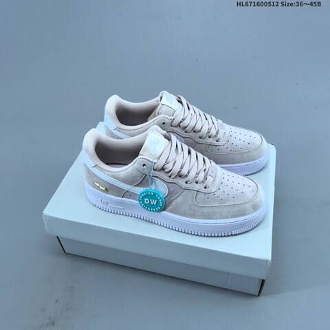 Nike Air Force 1 07 Light Pink White Gold EU 36-45 Sneaker - Unisex (BS-60388)