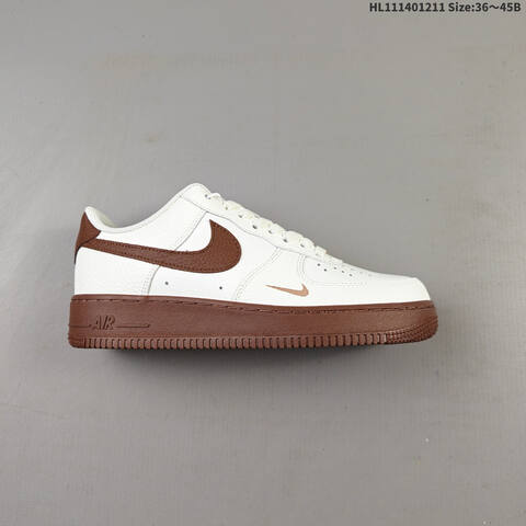 Nike Air Force 1 07 Off White Brown EU 36 45 Sneaker EU 36-45 - Unisex (BS-62761)