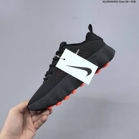 Nike Mind 002 Black Metallic Silver Red EU 36-45 Running Shoe - Unisex (BS-60956)