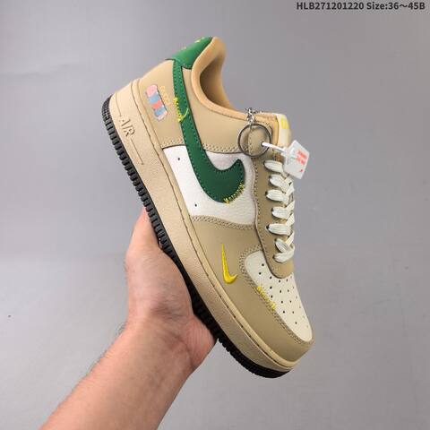 Nike Air Force 1 07 LV8 Light Blue Off White Red EU 36-45 Sneaker - Unisex (BS-62553)