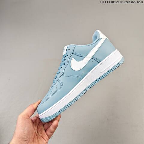 Nike Air Force 1 07 Light Blue White EU 36-45 Sneaker - Unisex (BS-62793)