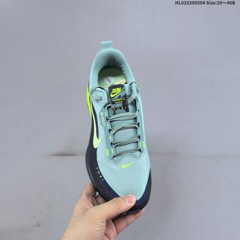 Nike Vomero 18 GTX Mint Green Neon Yellow Dark Purple Black EU 39-46 Running Shoe - Unisex (BS-60519)