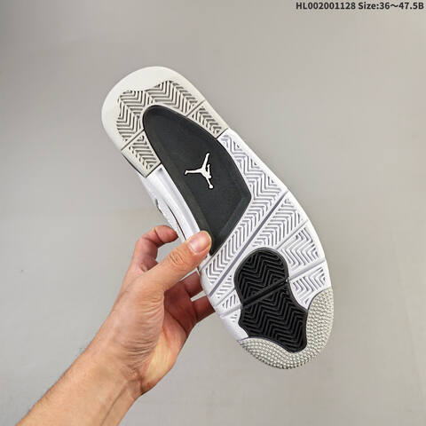 Air Jordan 4 Retro Military Black AIR JORDAN 4 Aj4 Lifestyle (BS-67639)