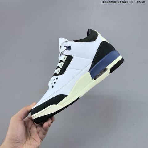 A Ma Maniere x Air Jordan 3 Retro Diffused Blue AIR JORDAN 3 Aj3 Lifestyle (BS-66482)