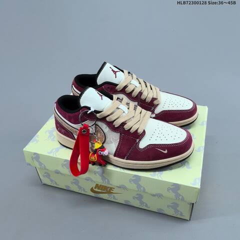 Air Jordan 1 Low AIR JORDAN 1 3D LX1988-822 Lifestyle (BS-66786)