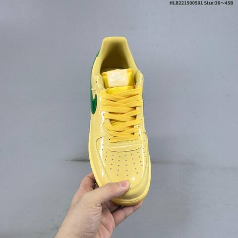 Nike Air Force 1 07 LV8 IO4489-700 Yellow Green Gum EU 36-45 Sneaker - Unisex (BS-60546)
