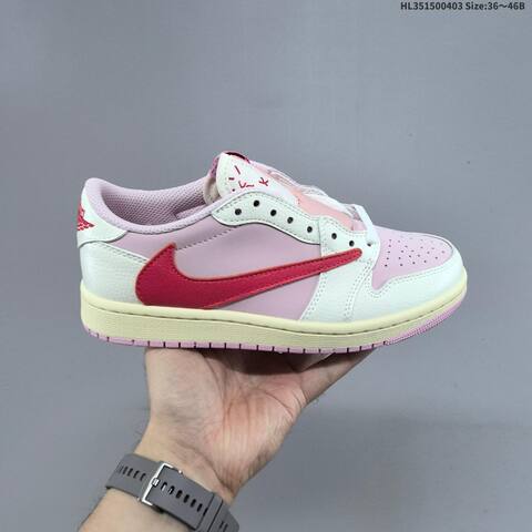 Travis Scott x Air Jordan 1 Low AIR JORDAN 1 Aj1 Lifestyle (BS-66339)