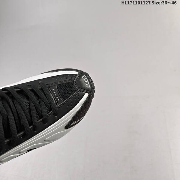 Nike Shox R4 black white light blue EU 36-46 running shoe