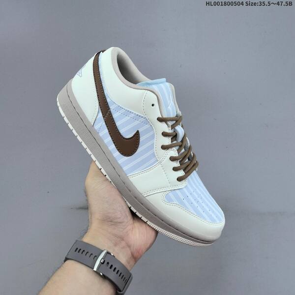 Jordan Air Jordan 1 Low white/light blue/brown 35.5-47.5 basketball