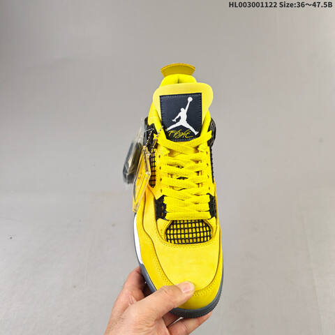 Air Jordan 4 Retro Tour Yellow AIR JORDAN 4 Aj4 4 2006 Jord Lifestyle (BS-67731)