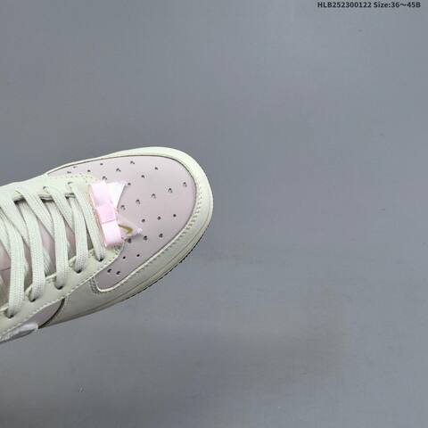 Nike Air Force 1 07 Low Beige Light Pink Light Blue Dark Brown White EU 36-45 Sneaker - Unisex (BS-61838)