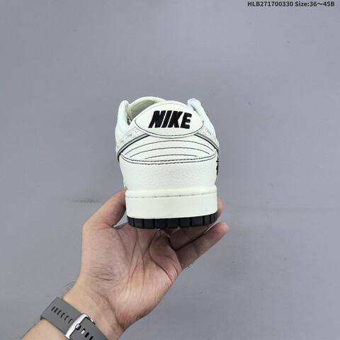 Nike Dunk SB Low Stussy Off White Black Grey EU 36-45 Skate Shoe - Unisex (BS-61034)