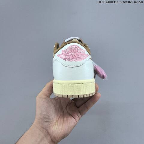 Travis Scott x Air Jordan 1 Low AIR JORDAN 1 Aj1 Lifestyle (BS-66567)