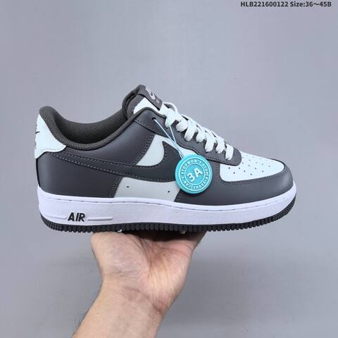 Nike Air Force 1 Low White Dark Grey EU 36-45 Sneaker - Unisex (BS-61825)