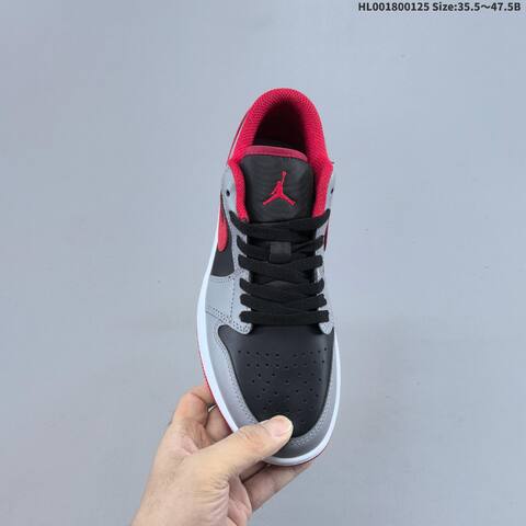 Air Jordan 1 Low Red Cement AIR JORDAN 1 Aj1 Lifestyle (BS-66837)