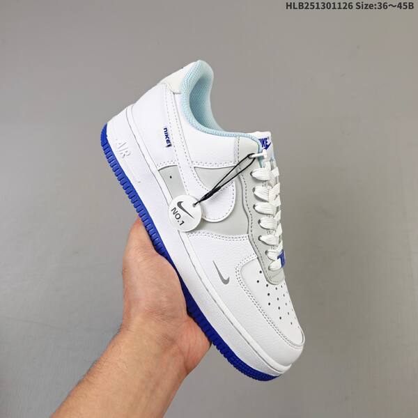 Nike Air Force 1 Low White Grey Blue Purple Beige EU 36-45 sneaker