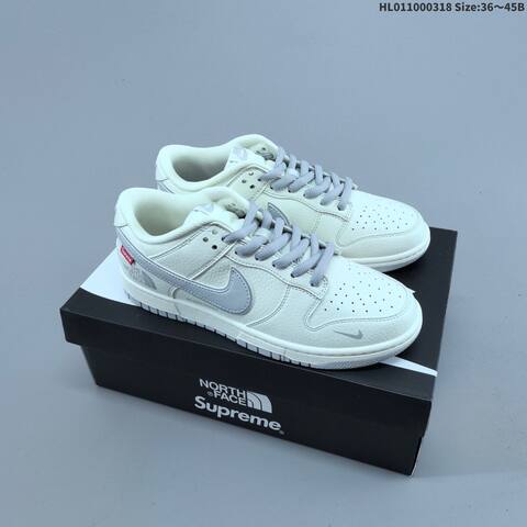 Nike SB Dunk Low Off White Dark Grey Black Yellow EU 36-45 Skate Shoe - Unisex (BS-61273)