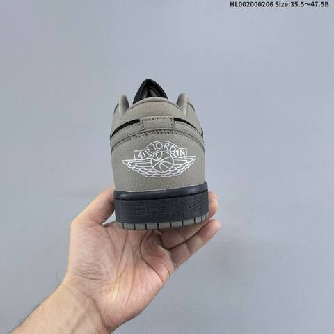 Air Jordan 1 Low Olive Grey AIR JORDAN 1 Aj1 1 Jordan Brand Lifestyle (BS-66680)