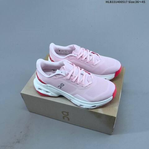 On Cloudpulse 2 Pink White Red EU 36-45 Running Shoe Running Sneakers - Unisex (BS-69551)