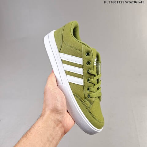 Adidas Gvp Canvas Green White Black EU 36-45 Skate Shoe - Unisex (BS-65462)