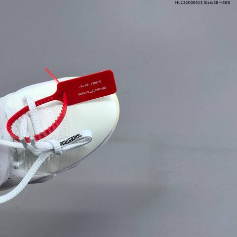 Nike React Hyperdunk Flyknit Off-White The Ten White Black Red Clear EU 38-46 Basketball Shoe - Unisex (BS-60774)