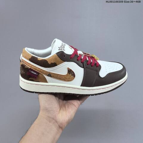 Air Jordan 1 Low Year Of The Horse CNY AIR JORDAN 1 Aj1 Lifestyle (BS-66591)