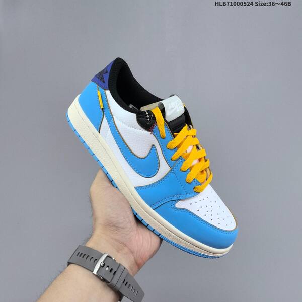 Jordan Air Jordan 1 Low white/black/university blue/varsity red/yellow/purple EU 36-46 lifestyle