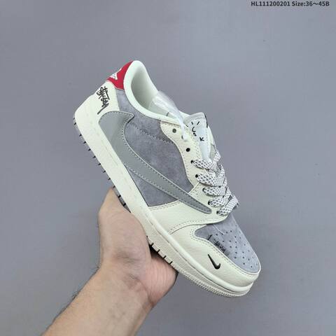 Nike Air Jordan 1 x Travis Scott AIR JORDAN DIY XS2025-DF24 36 36 5 3 Lifestyle - Women's (BS-66736)