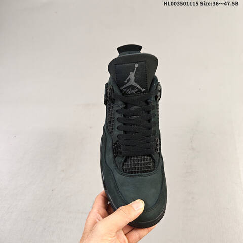 Air Jordan 4 Retro Black Cat Replica AIR JORDAN 4 Aj4 Lifestyle (BS-67808)