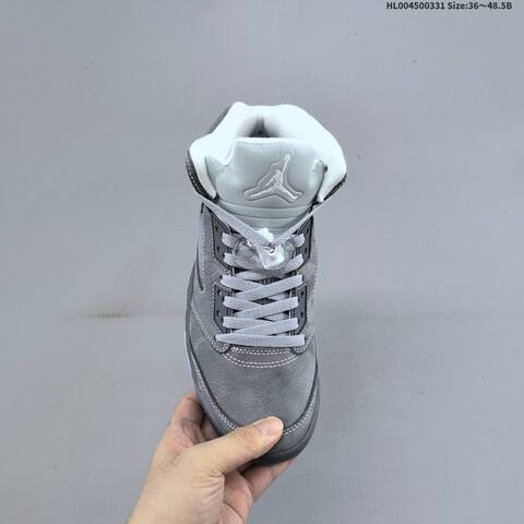 Air Jordan 5 Retro Wolf Grey Replica AIR JORDAN 5 Aj5 Lifestyle (BS-66389)