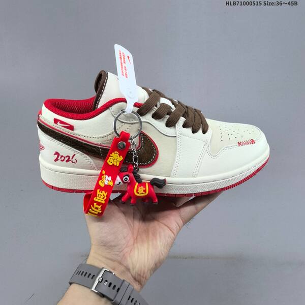 Jordan Air Jordan 1 Low white/gray/burgundy/gold EU 36-45 lifestyle
