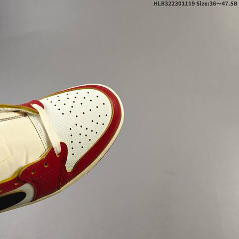 Air Jordan 1 Low OG Black Muslin Varsity Red Replica AIR JORDAN 1 Aj1 Lifestyle (BS-67766)