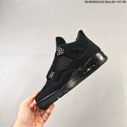 Air Jordan 4 Retro Black Cat AIR JORDAN 4 Aj4 Lifestyle (BS-67461)