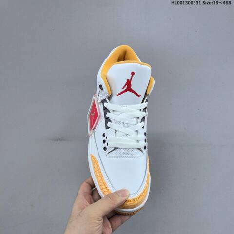 Air Jordan 3 Retro Orange Citrus AIR JORDAN 3 Aj3 Lifestyle (BS-66381)