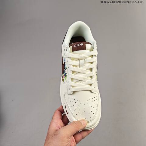 Nike SB Dunk Low Off White Brown Multicolor EU 36-45 Skate Shoe - Unisex (BS-62859)