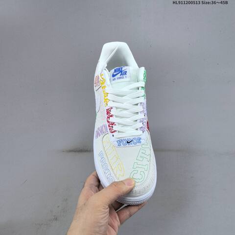 Nike Air Force 1 07 LV8 White Multicolor EU 36-45 Sneaker - Unisex (BS-60341)