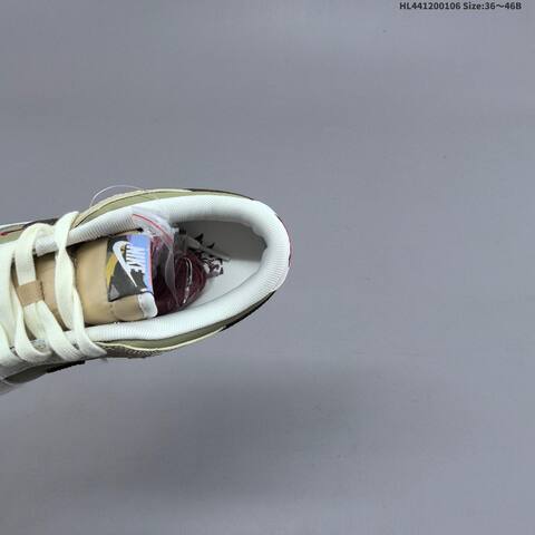 Nike Dunk Low White Beige Olive Green Dark Brown EU 36-46 Skate Shoe - Unisex (BS-62187)