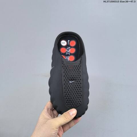 Nike Mind 001 Recovery Slide Black Grey Orange EU 36-47 5 Slides - Unisex (BS-61298)