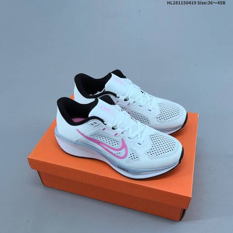 Nike Quest 6 White Red Neon Green Black EU 36-45 Running Shoe - Unisex (BS-60647)