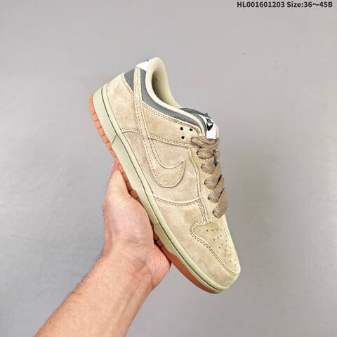 Nike SB Dunk Low Pro B Parachute Beige Beige Brown Grey Black White EU 36-45 Skate Shoe - Unisex (BS-62864)