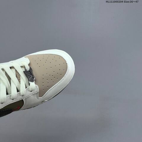 Nike SB Dunk Low Pegasus Pack CNY IQ1118-220 White Olive Khaki Black Red EU 36-47 Skate Shoe - Unisex (BS-61533)