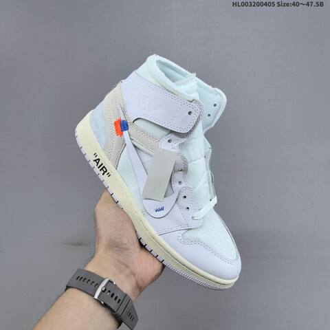 Virgil Abloh Archive x Air Jordan 1 High OG Alaska AIR JORDAN 1 Aj1 Lifestyle (BS-60924)
