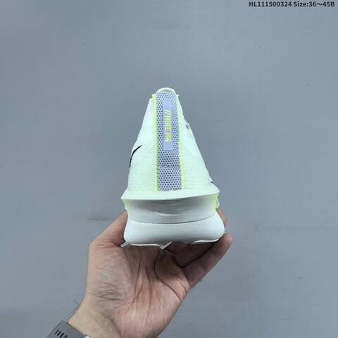Nike Air Zoom Alphafly Next 3 White Neon Yellow Black Purple EU 36-45 Running Shoe - Unisex (BS-61143)