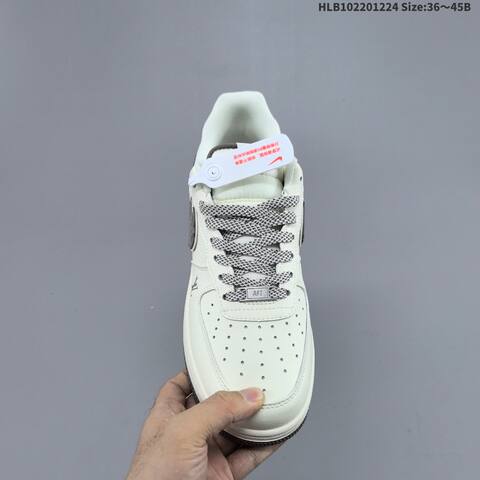 Nike Air Force 1 07 Low Off White Dark Grey EU 36-45 Sneaker - Unisex (BS-62491)