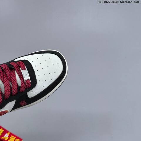 Nike Air Force 1 07 LV8 HT5088-612 White Black Red Gold EU 36-45 Sneaker - Unisex (BS-62264)