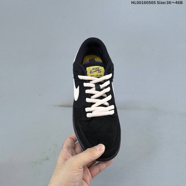 Nike SB Dunk Low Pink Hole black pale pink white yellow EU 36-46 skate shoe